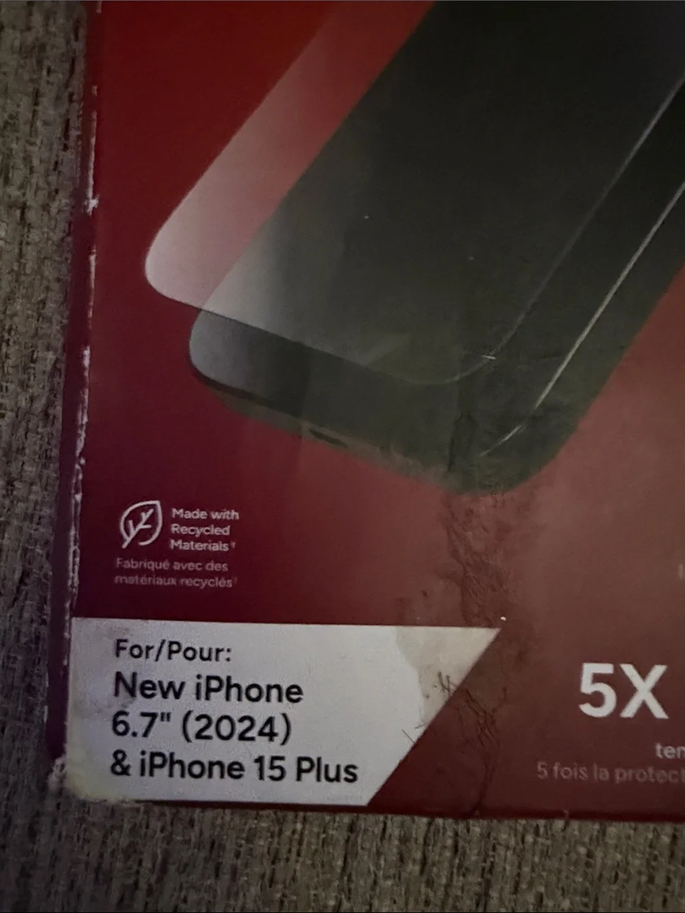 BNIP Glass Elite Tempered Screen Protector for iPhone 15 Plus Lifetime warranty